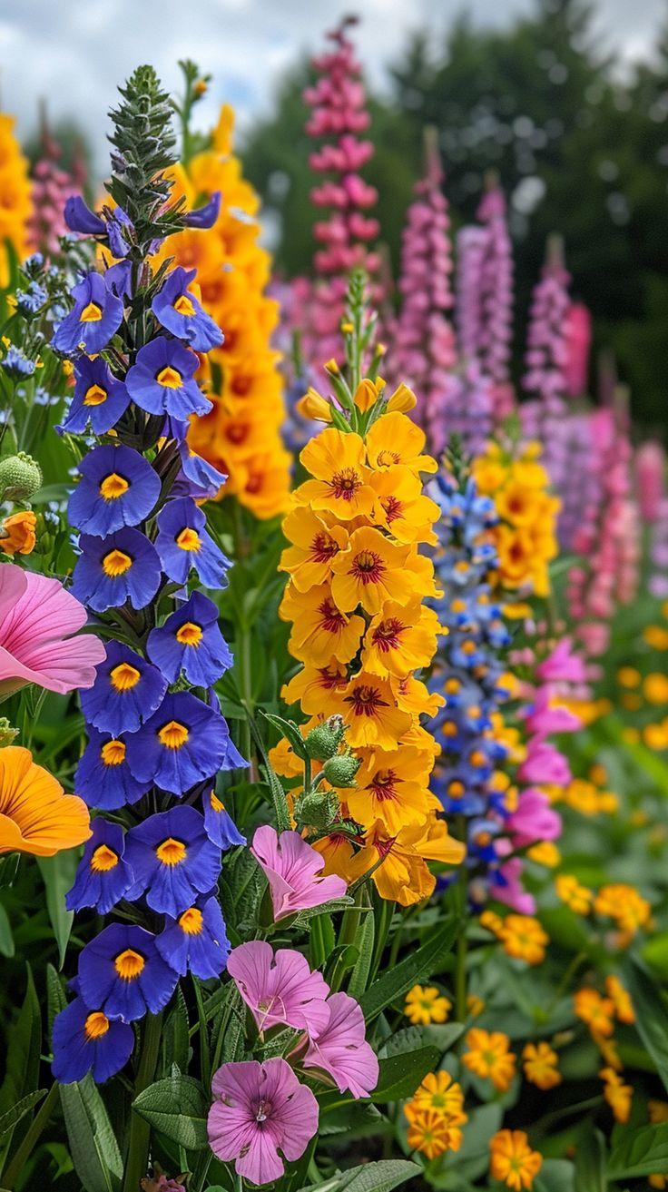 Sunset Embrace Vivid Flower Cluster